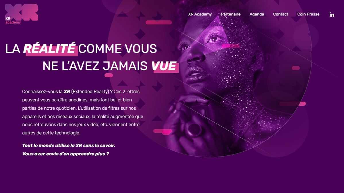 🆕#XRAcademy | Découvrez notre nouveau 𝐬𝐢𝐭𝐞 𝐢𝐧𝐭𝐞𝐫𝐧𝐞𝐭 dédié à la #XR - développé en collab. avec nos partenaires <a href="/quai10charleroi/">Quai10</a> <a href="/HEPH_Condorcet/">HauteEcole Condorcet</a> &amp; <a href="/umons/">Uga Mons</a> ! 🎉

👉 xracademy.education 👈

Powered by #HITT, #Enmieux et <a href="/Agoriafr/">Agoriafr</a> 
Réalisation de Pif ! Agency