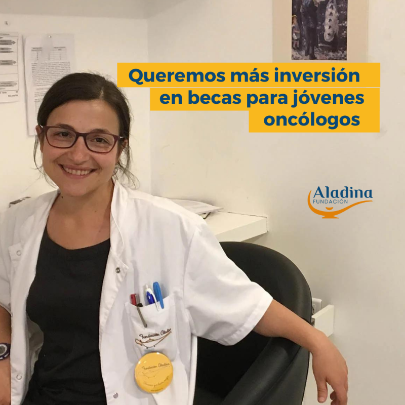 FundAladina's tweet photo. Desde la Fundacion Aladina sabemos que apoyar el talento joven de nuestro país nos permite avanzar en la lucha contra el cáncer. 💪 

Por este motivo iniciamos esta petición para conseguir más becas para jóvenes oncólogos en nuestro país. ✍️¡Entra y únete para conseguirlo! ✍️