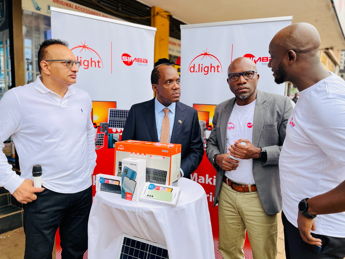 @simbatelecom  and @dlightdesign sign a partnership agreement to distribute solar solutions across Uganda.