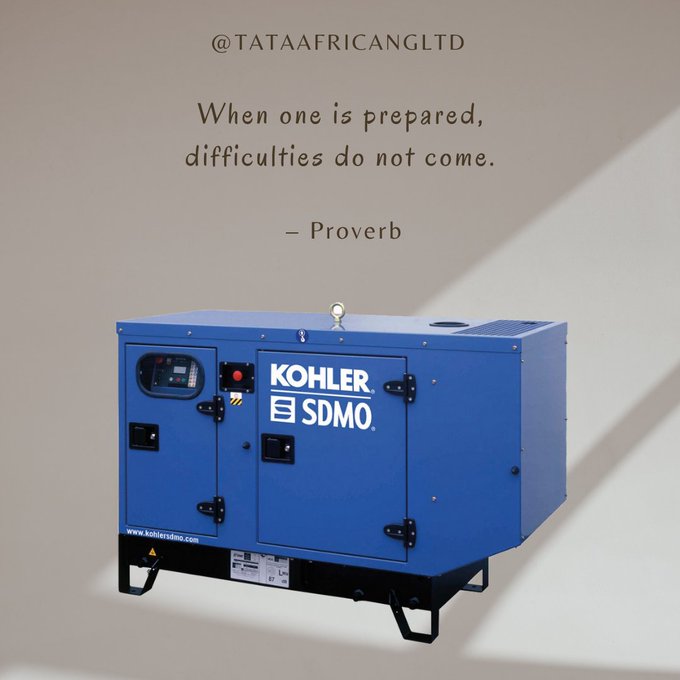 agcoms_equip's tweet photo. The KOHLER SDMO soundproof Genset  would never let you down, providing you with power anytime any day.

Call +2349093085086

Alpha Beta | Hall 3 | Sam Amadi | Airpeace | Oyedepo | Kegite | Ndi Kato | Northerners https://t.co/N0vp20shuA