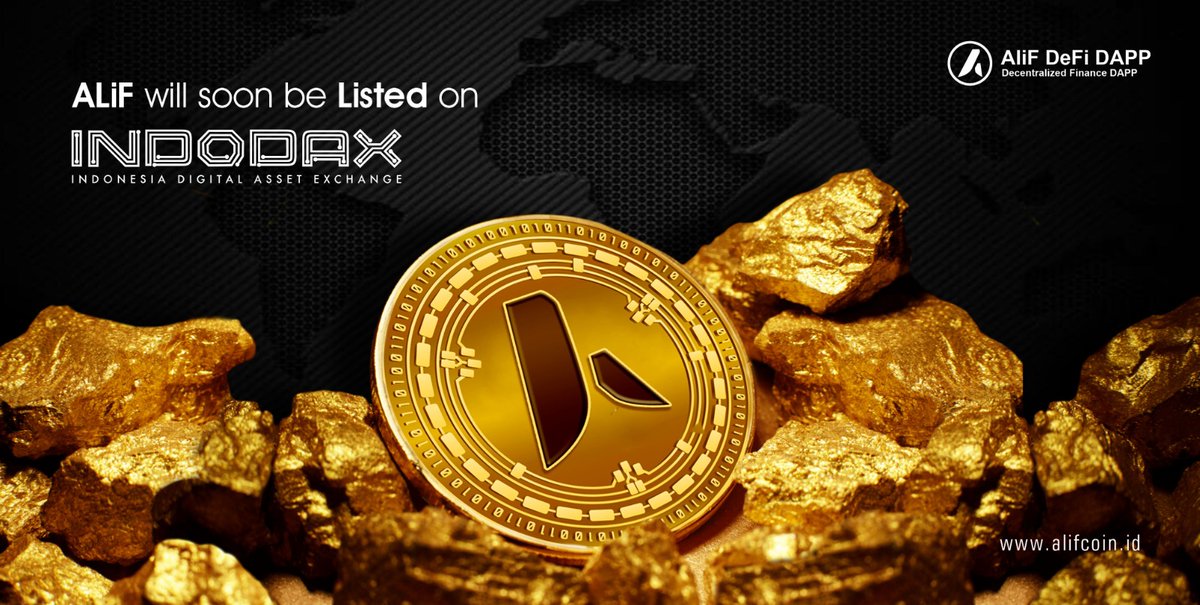 alif_coin's tweet photo. Hello @alif_coin  Holders,

We are happy to announce that @alif_coin  will be listed on @indodax 

Deposits will start on Wednesday, April 5, 2023 at 14:00 and Trading starts on Thursday, April 6, 2023 at 14:00.

Read more: https://t.co/f2hDGAi6Z2
#ALIF #Indodax #cryptotrader https://t.co/IvHnomL15f