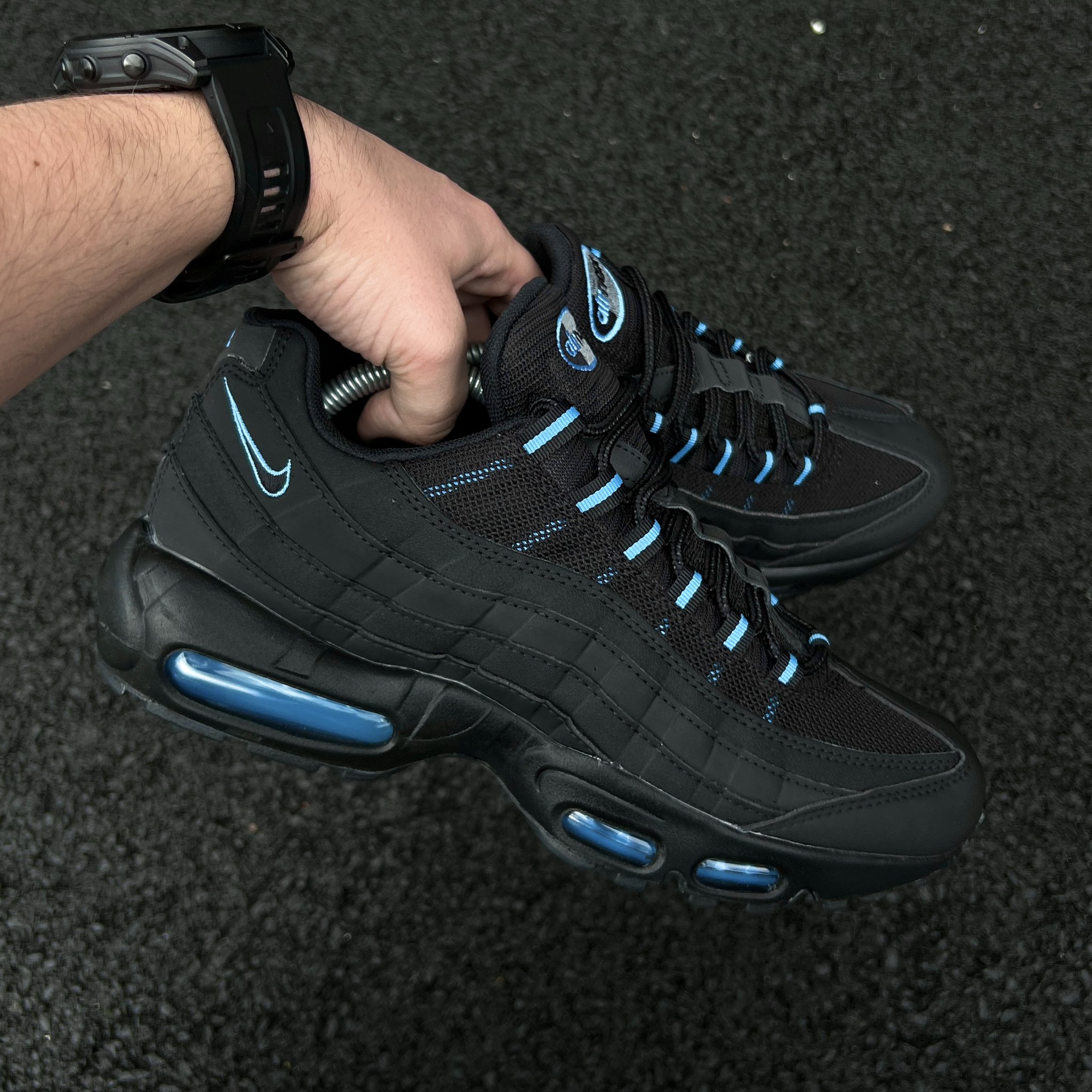 Bennetts on X New Nike Air Max 95 University Blue Black https t KIdxUbHVfG X