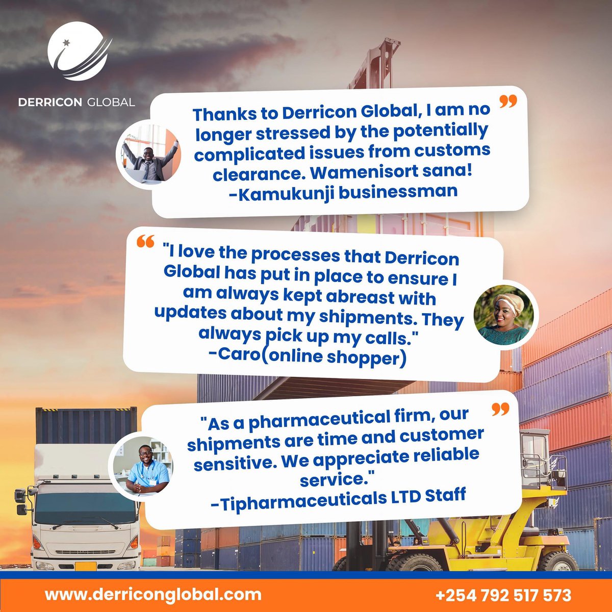 Your feedback keeps us going! Thank you! #clientappreciation #clientfeedback #LogisticsManagement #courierservices #internationalshippingavailable