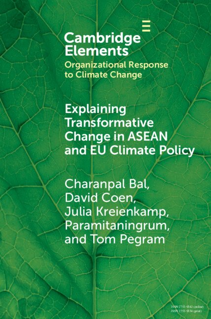 Excited to see this comparative analysis of EU and ASEAN climate policy dynamics published in the <a href="/CambridgeUP/">Cambridge University Press</a> Elements series. Really enjoyed working on this with David Coen (<a href="/GGIUCL/">Global Governance</a>) <a href="/CharanBal2/">Charan Bal</a> <a href="/Tom_Pegram/">Tom Pegram</a> <a href="/meitasp/">paramita sp</a>!

Open access via: doi.org/10.1017/978100…