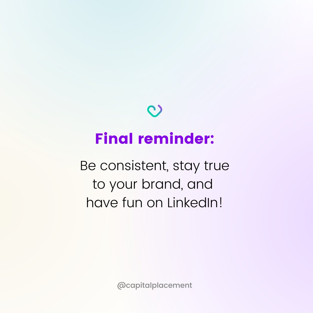 capplacement's tweet photo. Want to boost your career? 🚀

Build your LinkedIn profile! 💪

It's the perfect platform to connect with other professionals, showcase your skills and experience, and get noticed by potential employers and clients.(7/7)
#LinkedInTips #LinkedInContent #PersonalBranding
#JobSearch https://t.co/24rjgXJWlh