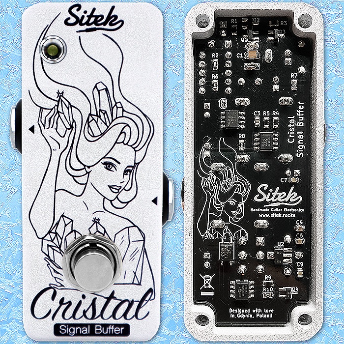 x_pedal's tweet photo. Sitek Guitar Electronics' pristine Cristal Signal Buffer delivers superior tones equal to its refined looks - https://t.co/pQdDykZUSH @sitek.rocks #sitek.rocks #sitekguitarelectronics #sitekcristal #cristalsignalbuffer #bufferpedal #minibuffer #guitarpedalx https://t.co/kQ0VimaXCN