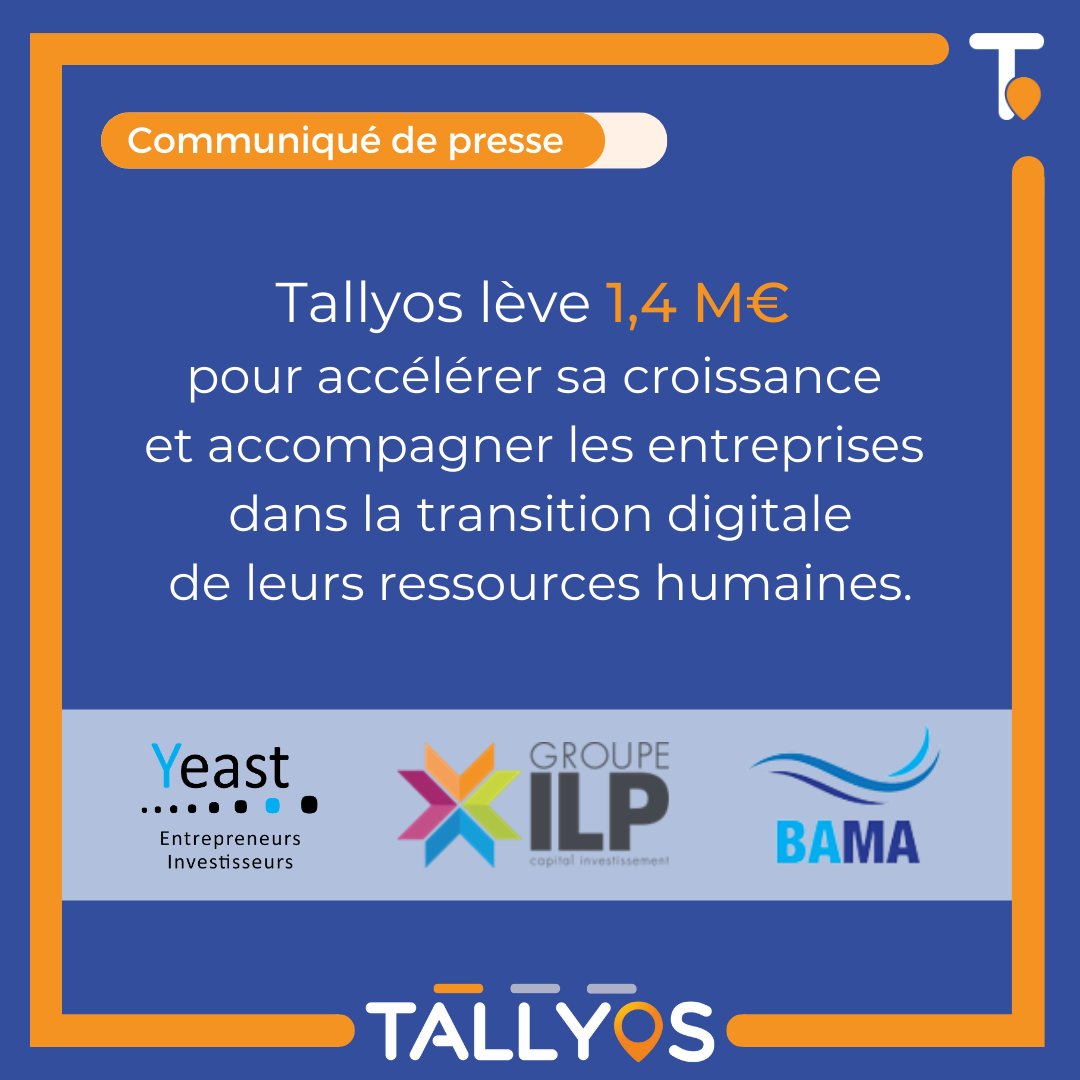TallyosFrance's tweet photo. Tallyos réalise une levée de fonds de 1,4 M€ pour accélérer sa croissance et accompagner les entreprises dans leur transition digitale. Retrouvez notre communiqué de presse complet à cette adresse : https://t.co/WUTubtwXiR 
#tallyos #frenchtech #recrutement #france https://t.co/hKAcGnGJa5