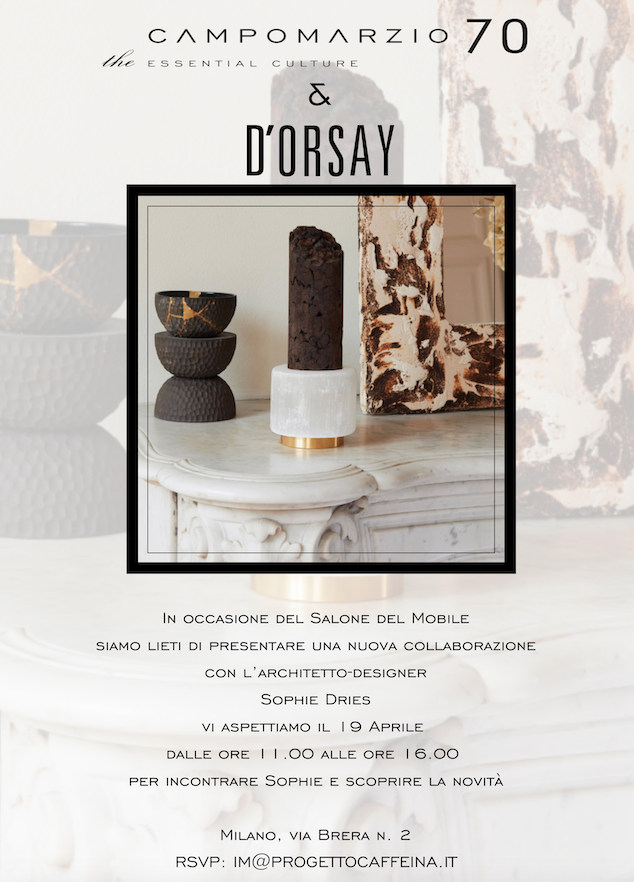 19 Aprile • Presentazione stampa D`ORSAY con Sophie Dries - mailchi.mp/764ec06cf697/e…