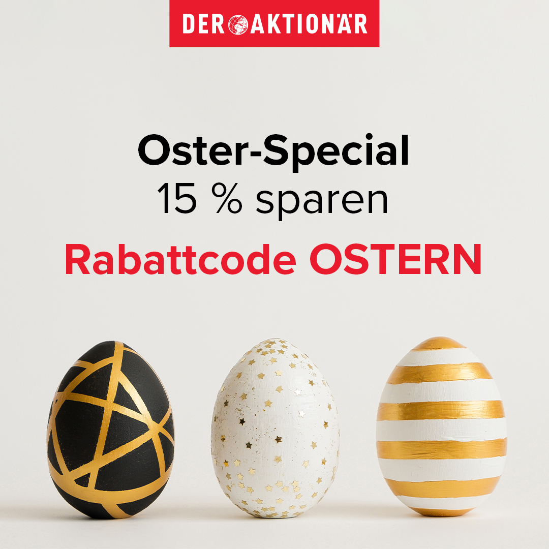 aktionaer's tweet image. 🚨15 % Rabatt auf alle Börsendienste und Magazin-Abos im Shop🚨
Mit dem Rabattcode ➡️OSTERN⬅️
Exklusives Angebot zu Ostern
❗Nur bis zum 11. APRIL 2023 – schnell sein lohnt sich!❗
Zur Aktion: boersenmedien.de/shop/oster-akt…
#rabatt #rabattcode