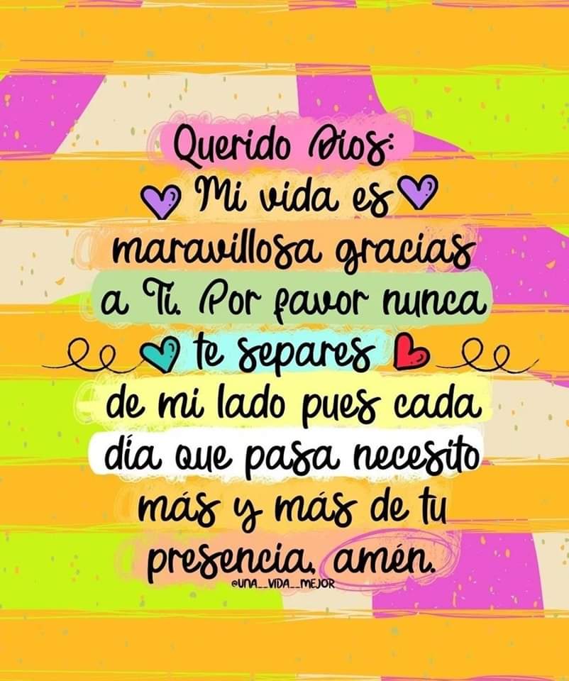 Dar las gracias cada día 🌻☀️🌻
La vida siempre tiene algo nuevo y bueno para ti.
Buenos días mis corazónes.
