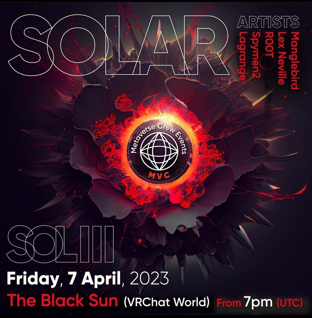 This Friday in The Black Sun in <a href="/VRChat/">VRChat</a> and <a href="/hyperfy_io/">Hyperfy</a> #mvc