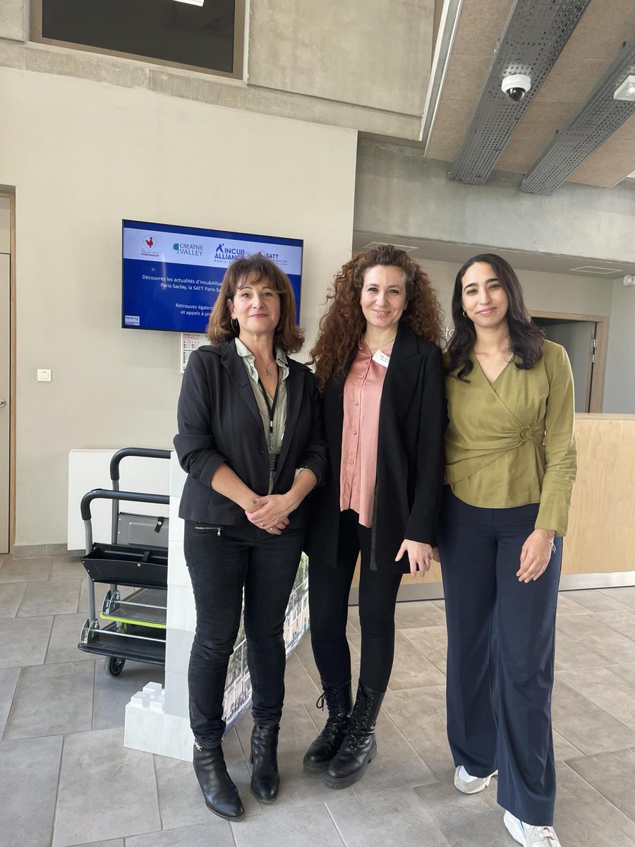 EUBIC's tweet photo. Our colleagues @CovadongaRayon &amp; Amal El Ghadfa visited #EUBIC Associate @IncubAlliance in  @agglopariSaclay as part of the onboarding for selected BSO within @accelero_eu
They toured their🏢met startups &amp;🗣️with BSOs
Find more about #EBNproject #Accelero👉 https://t.co/HZulYhe67M https://t.co/wScZv1ZRNt
