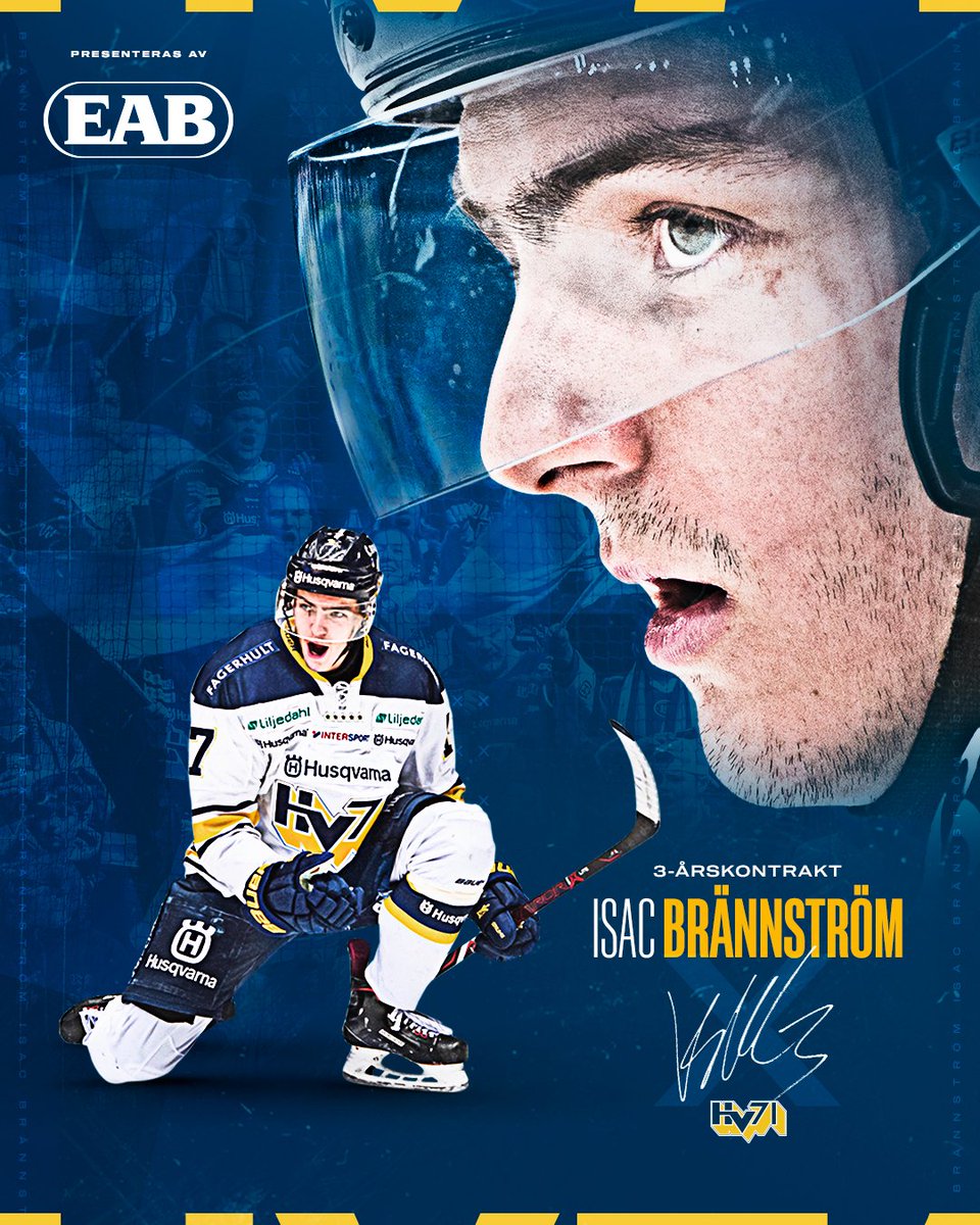 HV71's tweet photo. Välkommen tillbaka Isac!!

🔗 Läs mer på https://t.co/WnpHoP1VC1 #HV71 https://t.co/femrX5DabK