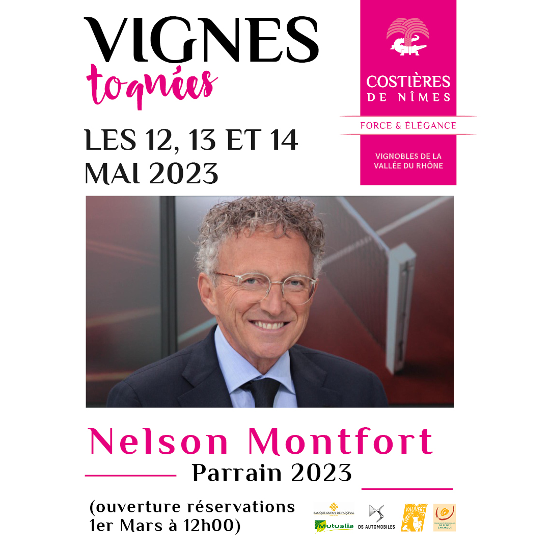 #Vignestoquées #Parrain #2023 :  #Nelson #Montfort
Le + British des Journalistes sportifs à nos cotés pour déguster nos vins et la cuisine de @BrasOfficiel. L’homme aux 5 JO et des 14 titres de Rafa Nadal  à #Rolland sera avec nous pour notre épreuve la plus sportive de l’année🍷
