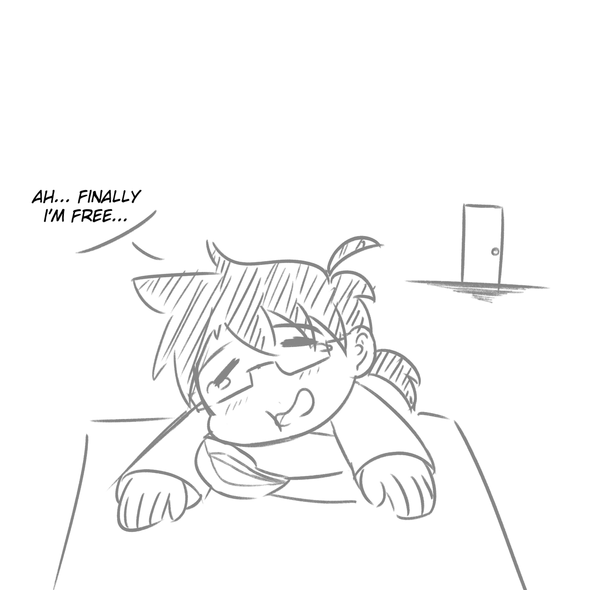 Kashicomics's tweet photo. The aftermath of the great battle to fight against 2 projects...

And basically the daily life of an Artist.

#comic #anime #artist https://t.co/JimdU3Z5N7