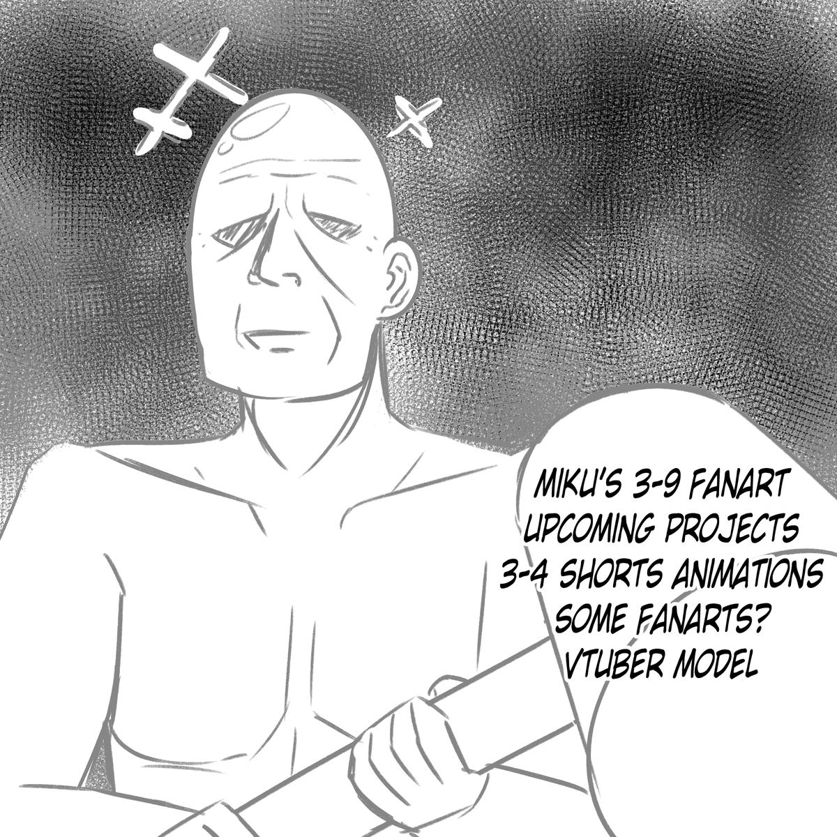 Kashicomics's tweet photo. The aftermath of the great battle to fight against 2 projects...

And basically the daily life of an Artist.

#comic #anime #artist https://t.co/JimdU3Z5N7