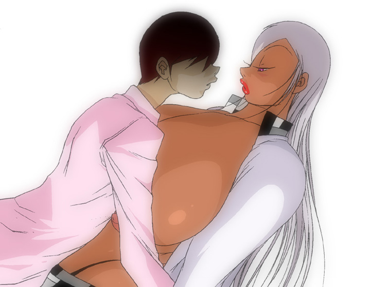 キスが届かないほど胸が分厚い女グリグリ。
A woman with breasts so thick that kisses can't reach them, a woman GriGri 