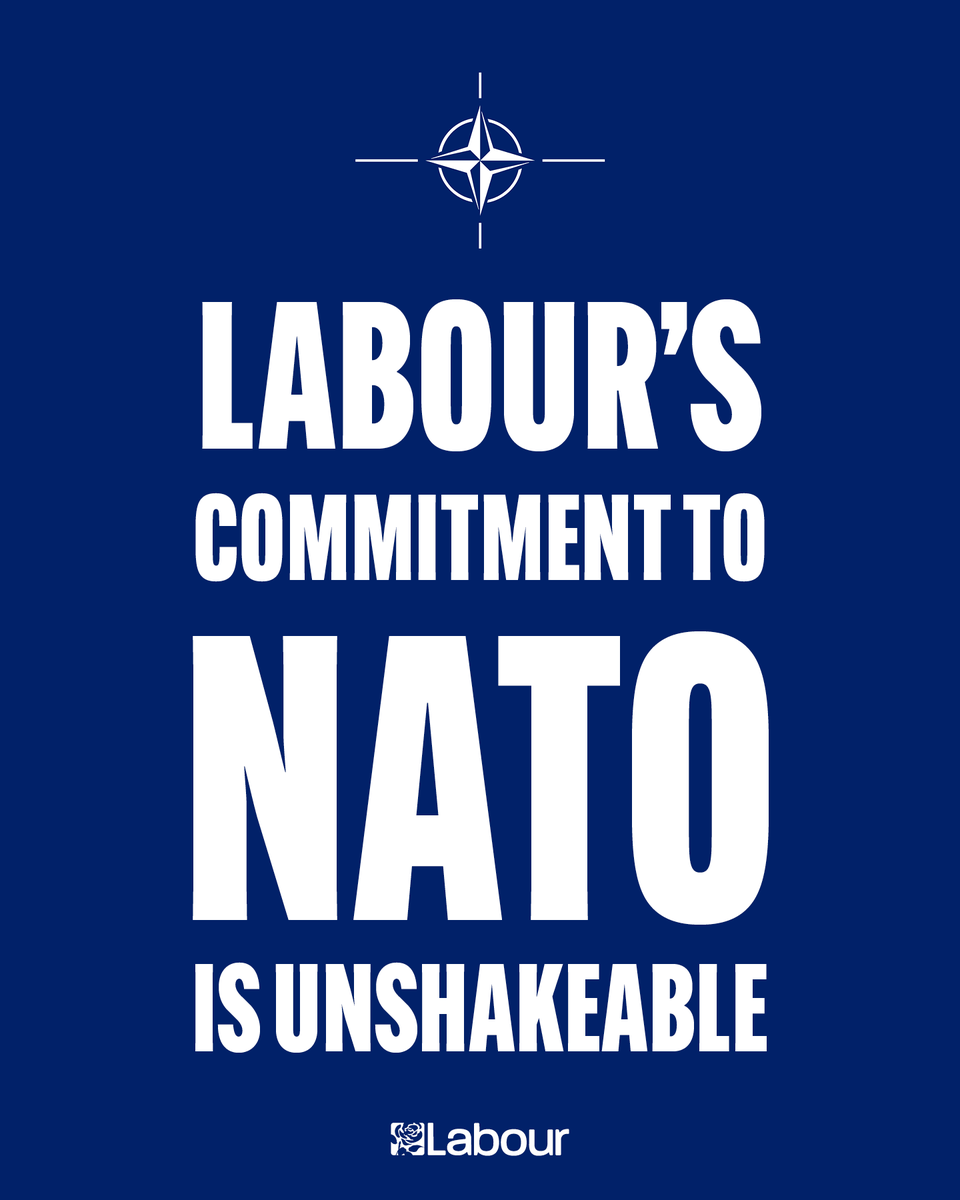 JohnHealey_MP's tweet photo. On NATO's 74th anniversary, Labour is deeply proud of being a driving force behind its foundation and our commitment to the Alliance is unshakeable.

Labour in Gov will secure Britain’s place as NATO’s leading European nation and ensure our commitments are fulfilled in full. https://t.co/PPijCWBUZ4