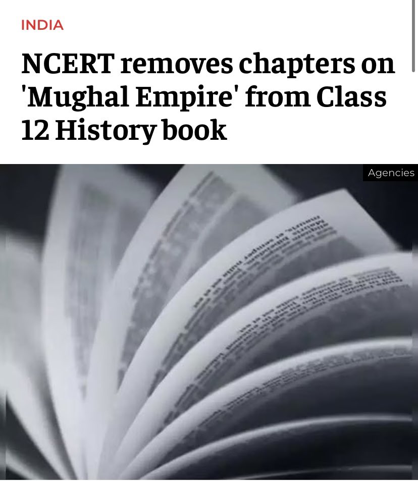 ImperfectWrite2's tweet photo. So what next? Demolition of every monument built by the Mughals. Nah! No loss in terms of money. Though lack of knowledge is necessary to maintain enough lack of understanding among youths to manipulate the voting behavior of the people. #NCERT #Mughals #MughalHistory https://t.co/w5w5olmHxx