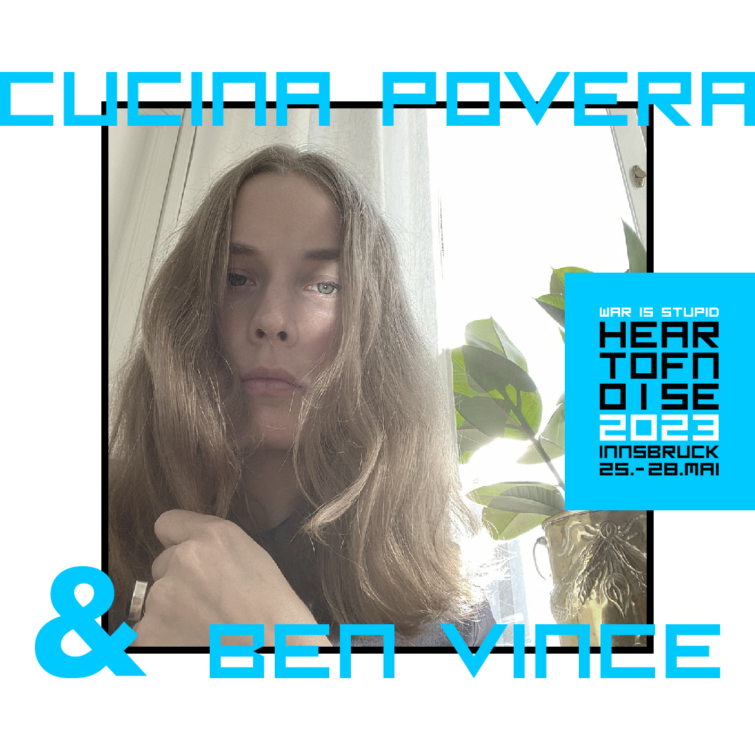 vv. excited to announce Cucina Povera and I will be playing our duo live set at Heart Of Noise Festival in the beautiful setting of Innsbruck in Austria next month! heartofnoise.at/de/2023/home