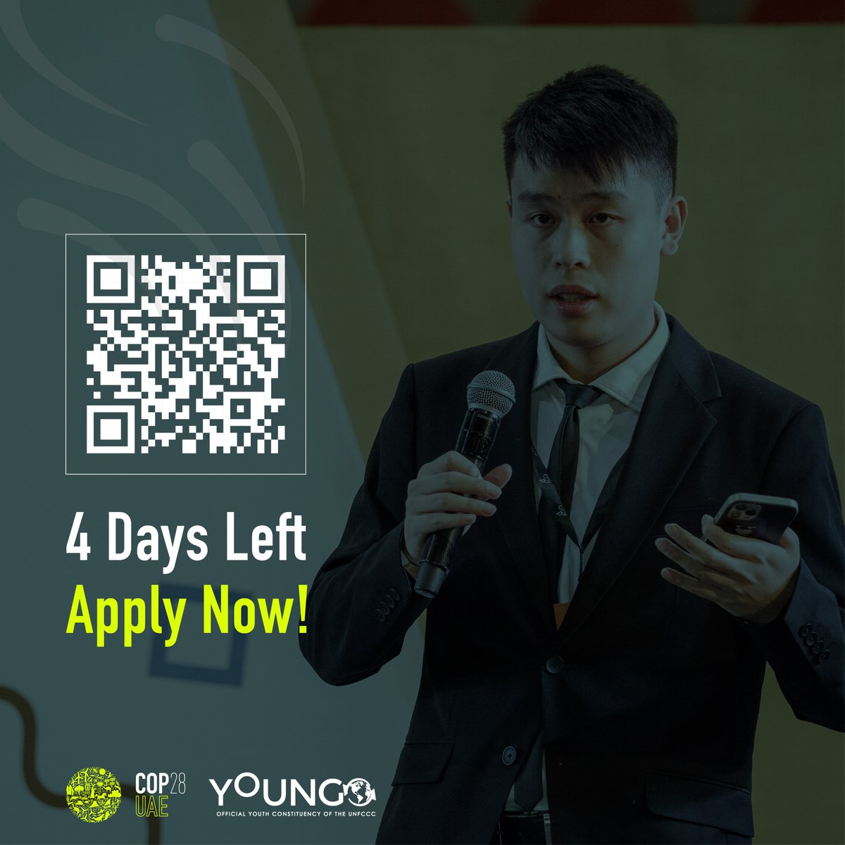 COP28_UAE's tweet photo. Don't miss your chance to be a part of the solution. #COP28YouthProgram #ClimateAction 🌱
Apply now via the link below!
https://t.co/UfCYlNvMbn https://t.co/ZvvclXidZV