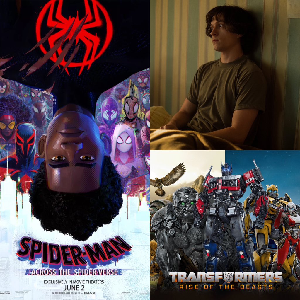 sirkevofficial's tweet photo. Sooooo…

- #SpiderVerse on the 2nd 🕷️

- #TheCrowdedRoom on the 9th ♥️

and

- #TransformersRiseoftheBeasts on the 9th, too 🤖

Oh, I will be EATING in June like a viking willing to give up on a diet. 🍽️ #3CourseMeal https://t.co/nu6FfC1PKK