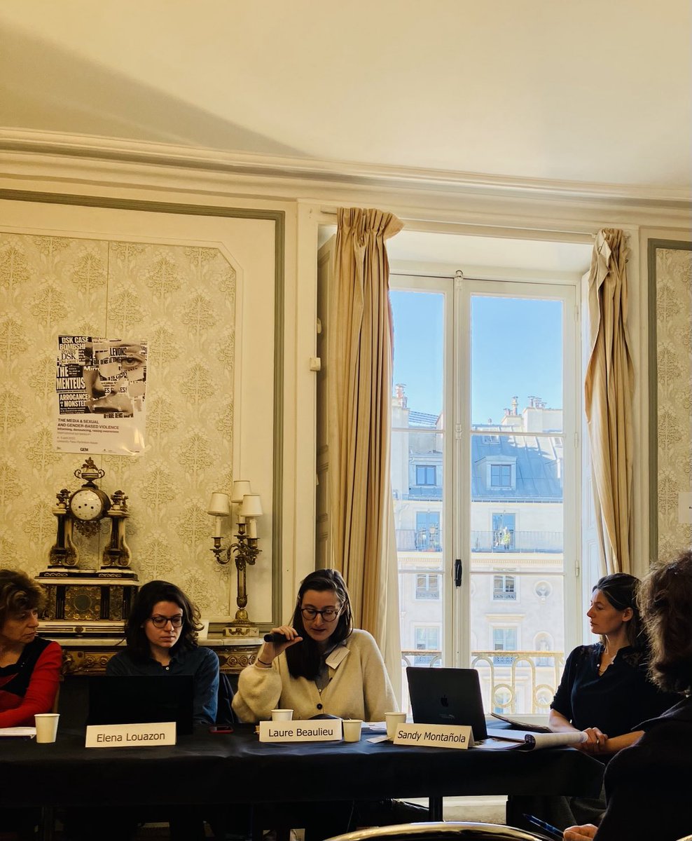 Anna Tible (@anna_tible) on Twitter photo Passionnante communication de <a href="/LaureBeaulieu/">Laure Beaulieu</a> sur l’évolution des pratiques professionnelles des journalistes post #metoo #mediaVSS Passionnante communication de <a href="/LaureBeaulieu/">Laure Beaulieu</a> sur l’évolution des pratiques professionnelles des journalistes post #metoo #mediaVSS