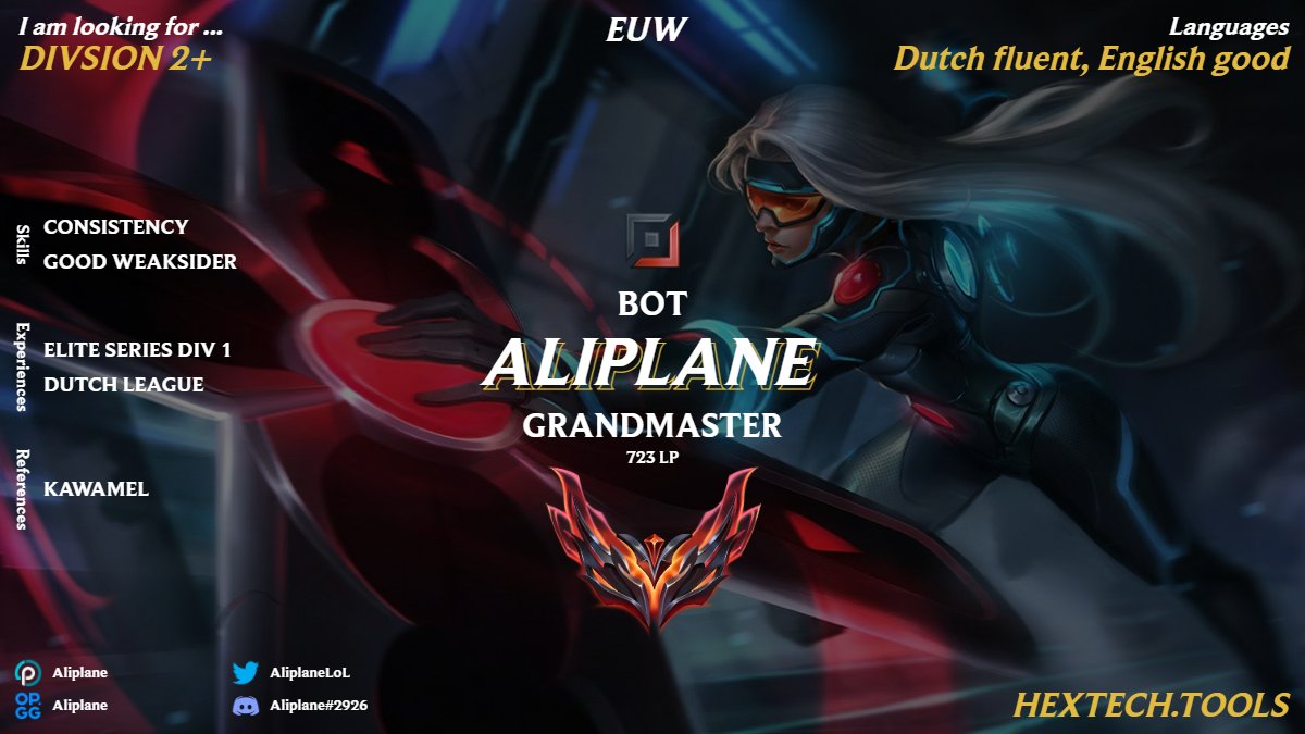 After my first split with <a href="/zennit_gaming/">ZennIT 🇧🇪</a> , I am now looking for team again!