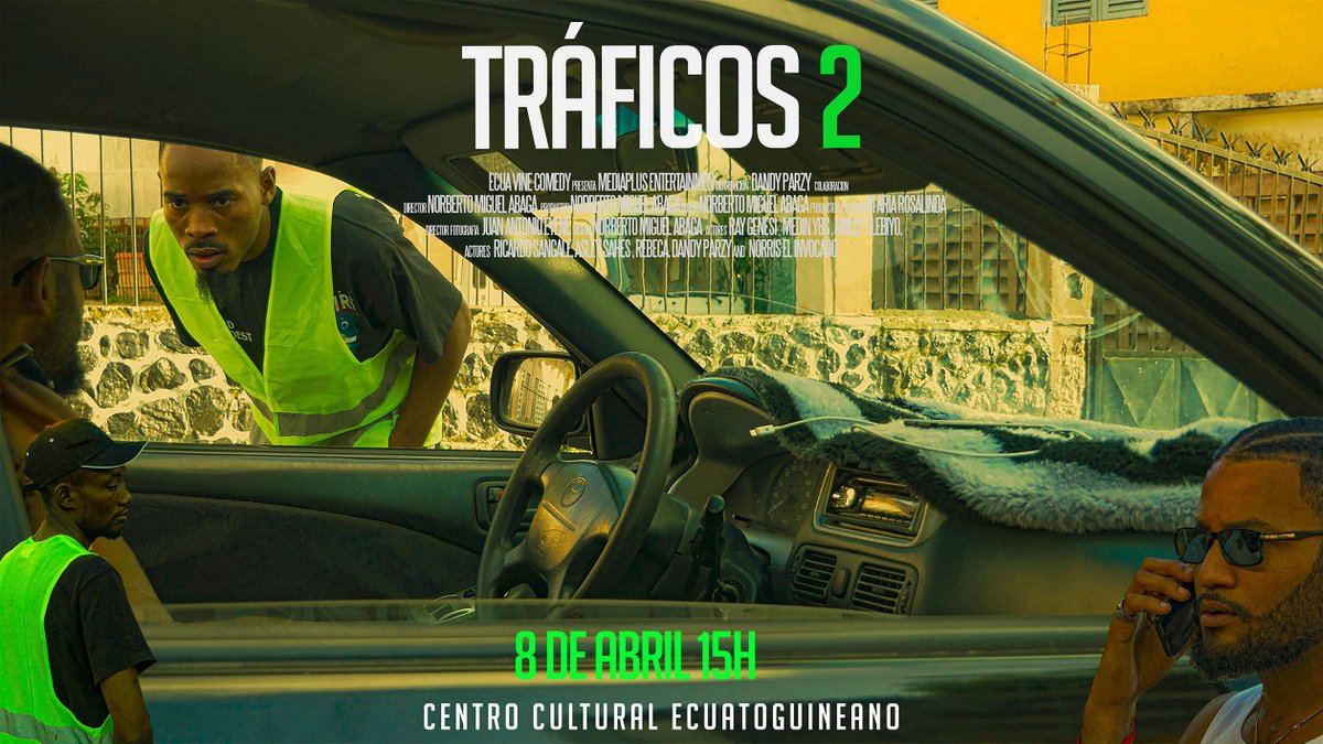 FESTIVAL DE CORTOMETRAJES
El 8 de abril, desde las 14:00 horas hasta las 18:00 horas, podremos disfrutar del mejor cine nacional en el Centro Cultural Ecuatoguineano de Bata: linkedin.com/feed/update/ur…

#cine #cinema #film #movie #movies #peliculas #cinematography #films #peliculas