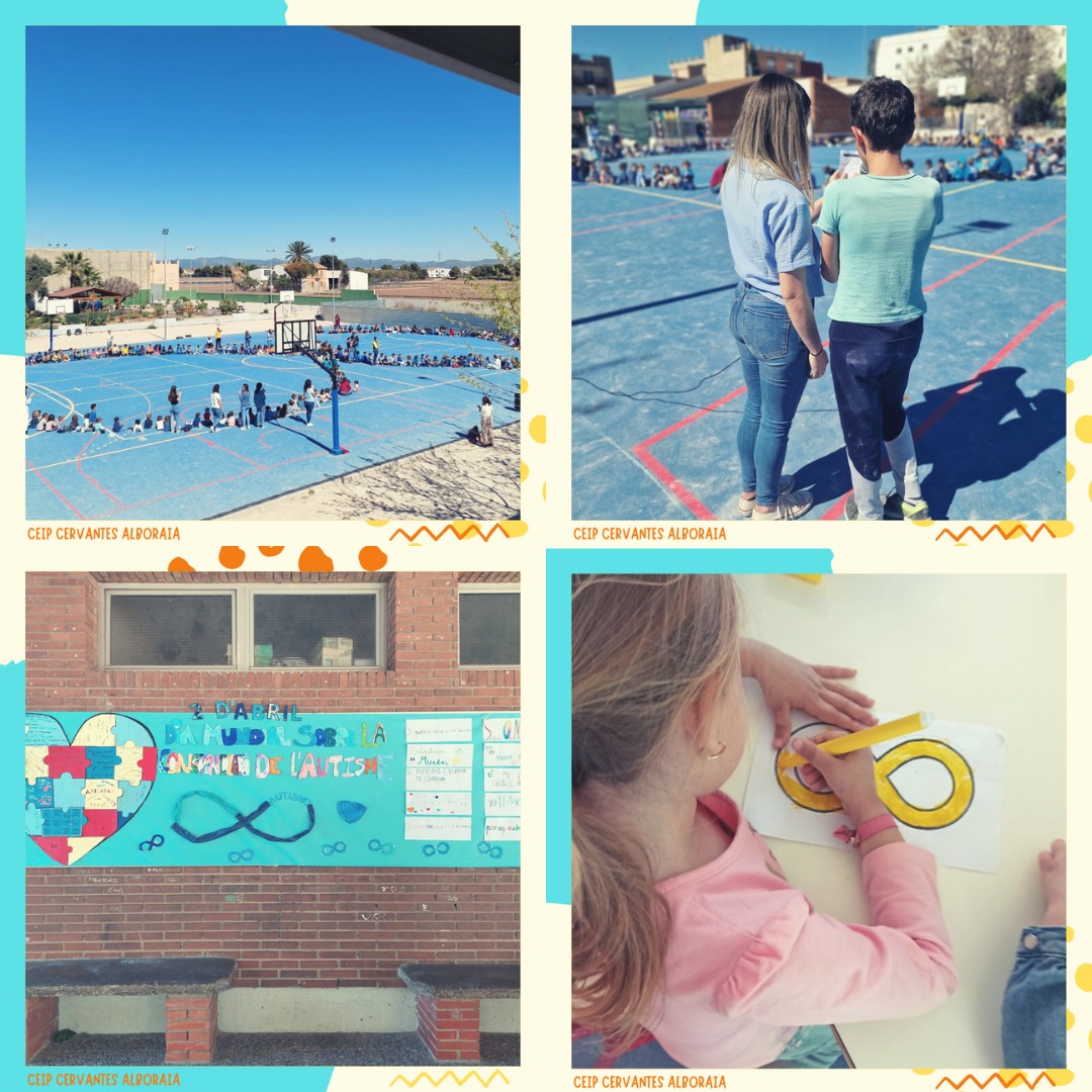 AFACervantes's tweet photo. Ahir celebràrem al #CervantesAlboraia el #DiaMundialAutisme amb l'alumnat. Us compartim una activitat on tots els alumnes junts van entonar la cançó de Jaime Anglada feta a mida: https://t.co/0MkGVHZfBo 🎶💙
#DiaMundialAutisme #Inclusió #MésRecursos #Pluralitat #JaimeAnglada https://t.co/xSJoUGLA1n