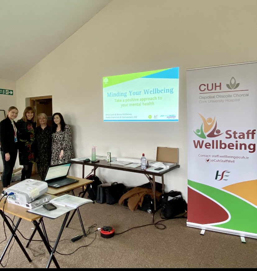 CUH Staff Wellbeing and Health Promotion Dept. come together to bring Mind Your Wellbeing programme to staff