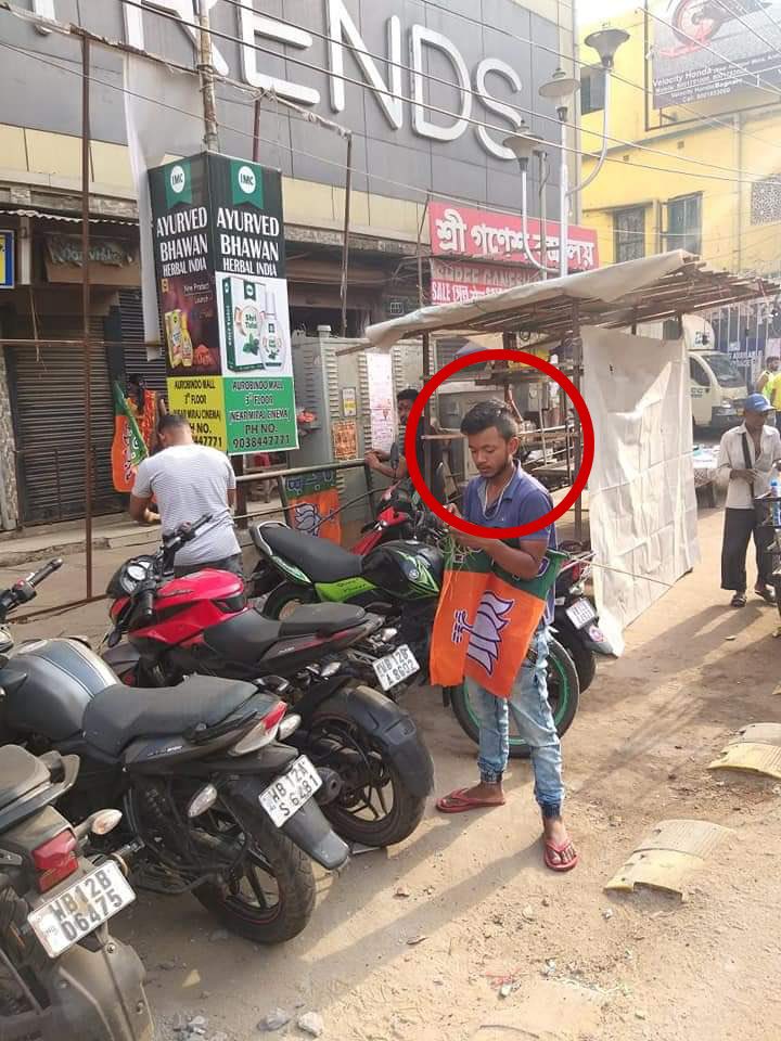 AitcAsansol's tweet photo. .@BJP4Bengal ORCHESTRATED VIOLENCE ACROSS BENGAL on the auspicious occasion of Ram Navami. We have said this before &amp; we will say it again!

Sumit Shaw has been closely associated with BJP leaders. He was recently arrested for the violence.

These pictures speak for themselves 👇🏼 https://t.co/mFLFnJbQF6