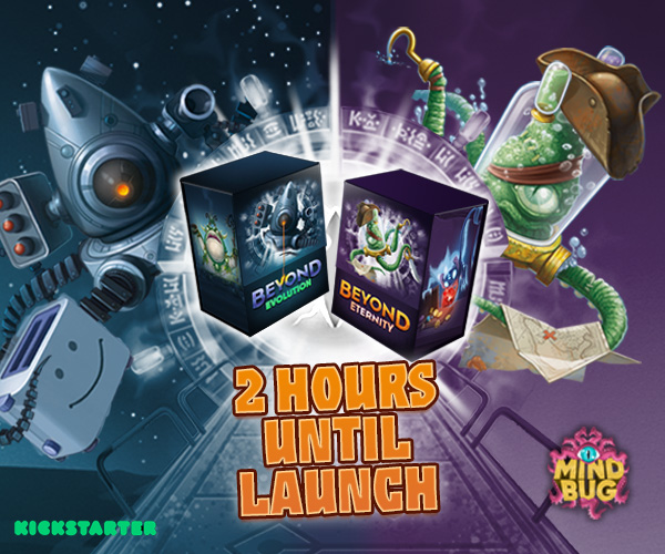 All new Mindbug Content is just one portal away! 2 hours from now we will be live on Kickstarter! Prepare and get ready for the hype train! kickstarter.com/projects/nerdl… #mindbug #kickstarter #cardgame #boardgameaddict #boardgames #cardgaming