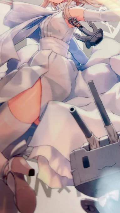 ローソンの島風クリアファイルがあるじゃろ紙にブラとパンツを描いて間に挟むじゃろoh!濡れ透ーけ 