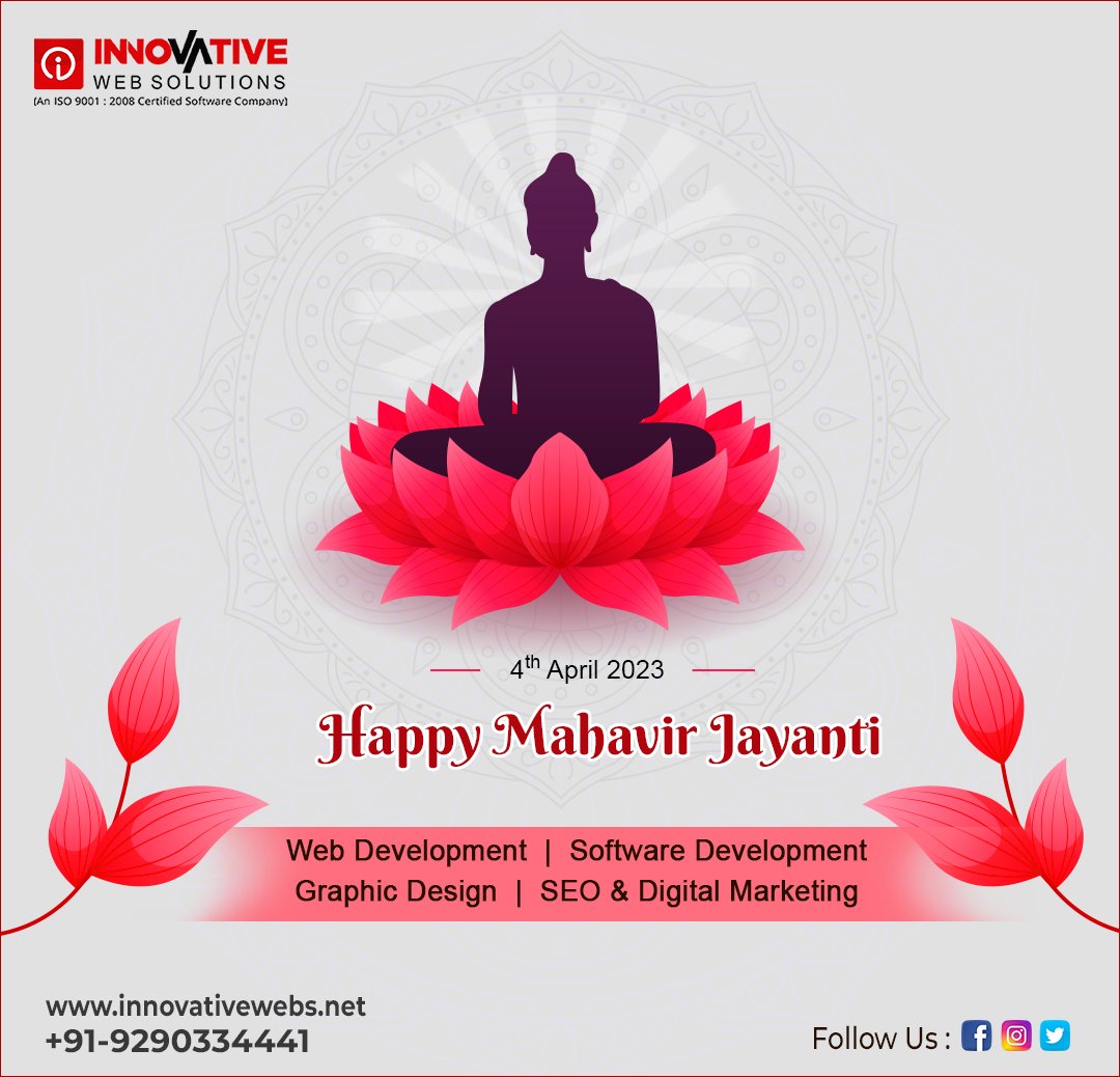 Innovativewebso's tweet photo. Small keys can access large locks; similarly, basic words should be used to convey ideas with depth. I desire for you to live a simple existence and adhere to #Mahavir Ji's teachings. Best blessings of #MahavirJayanti to you! We offer our best wishes and blessings to you. https://t.co/GZbErrX1JT