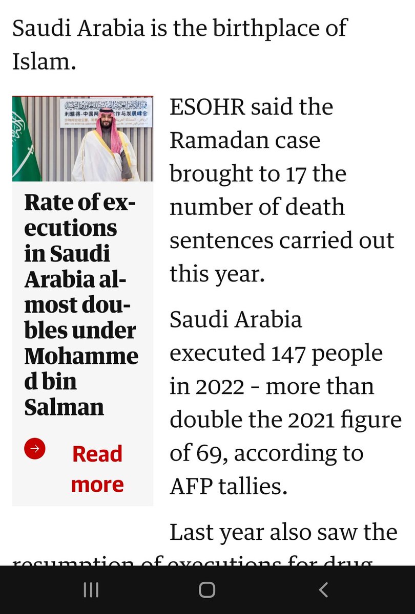 AsiyaIngar's tweet photo. Check your facts @guardian @AFP
Islam was 'born' in Arabia around 608. (Or with Prophet Adam depending on your angle).
NOT in the Kingdom of Saudi Arabia because it didn't exist then.
KSA was established in 1932.
#islam #journalism https://t.co/Z9684vKBcF