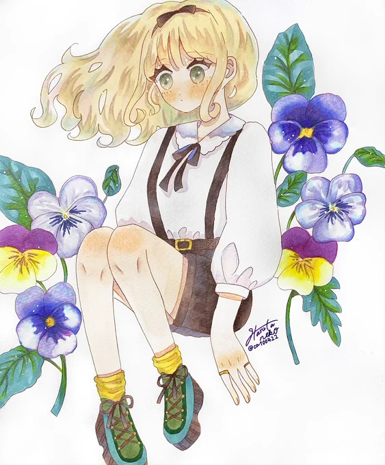 幸せを思って…#コピック 
