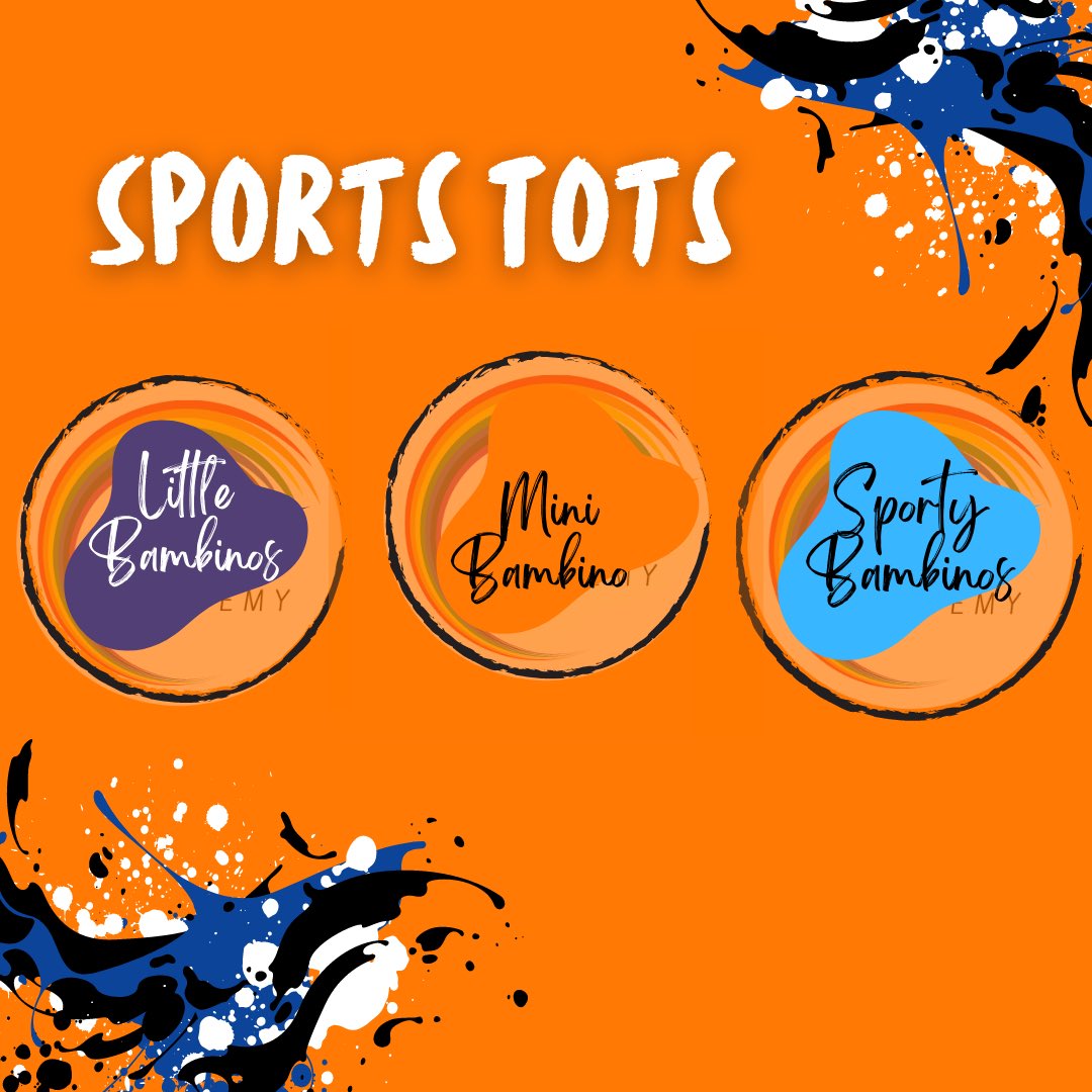 InspireSportsA2's tweet photo. 𝗦𝗣𝗢𝗥𝗧𝗦 𝗧𝗢𝗧𝗦

Launching our brand new 𝗦𝗣𝗢𝗥𝗧𝗦 𝗧𝗢𝗧𝗦 offering a FREE taster session. Then weekly Saturday morning sessions. 

🗓️ Saturday 29th April
📍 Ryvers Primary School 

🟣Little Bambino’s
🟠Mini Bambino’s
🔵Sporty Bambino

@RyversSchool https://t.co/m9wJ5BjdNz