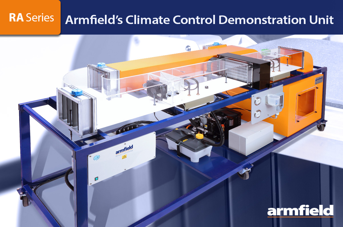 Armfield_Edu's tweet image. #Armfield’s Recirculating #AirConditioning Unit is a climate control demonstration unit.
Computer controlled with real time #datalogging aids investigations into efficiency, relative humidity, dehumidification & energy balance
#engineeringeducation #refrigeration #heattransfer