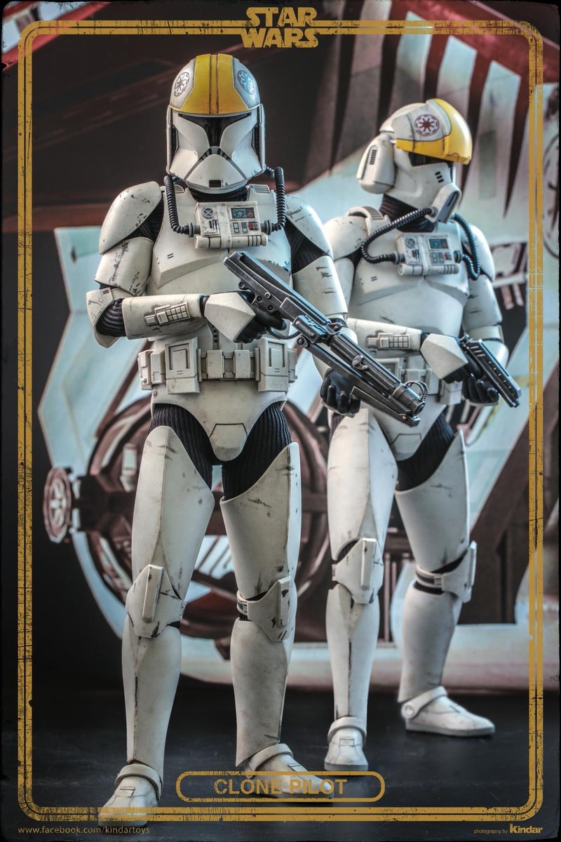 S_U_works's tweet photo. 【Star Wars Episode II: Attack of the Clones - 1/6th scale Clone Pilot Collectible Figure 】
#ClonePilot #StarWars #AttackoftheClones #AOTC #SWEP2 #Lucasfilm #HotToys #ホットトイズ https://t.co/uihmdNXNEV