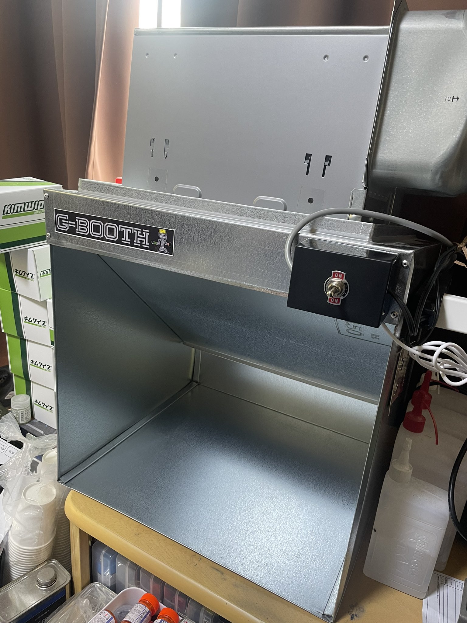 ランキング上位のプレゼント G-Booth静音高静圧塗装ブース 実用新案