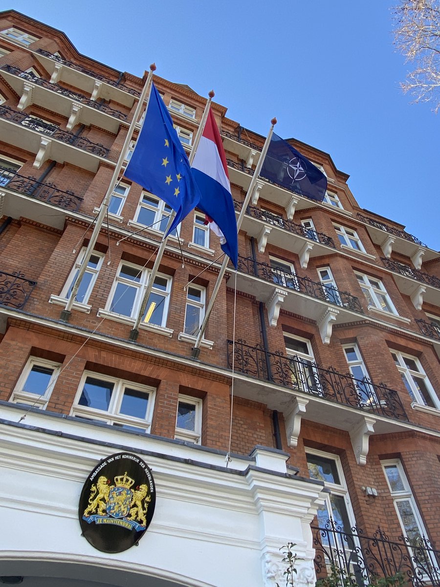 NLinUK's tweet photo. 7⃣4⃣ years ago today @NATO was founded to protect the security &amp; stability of the Euro-Atlantic area. Our strength lies in our unity. The 🇳🇱 and 🇬🇧are both founding members. 

United in our resolve, the Netherlands is committed strengthening the growing NATO Alliance. #WeAreNATO https://t.co/m8gSA4uFDI