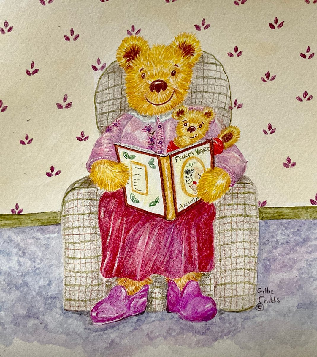 One of Charlie’s favourite things was to sit with his mum and look at books. He especially liked books with animals.
#CharlieAllshapes #childrensstory #loveofbooks #illustration