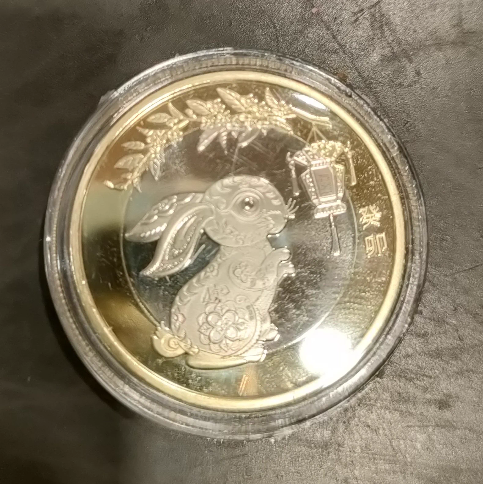 @na74 中国の銀行で買った今年の記念硬貨これ使えそう🥰 