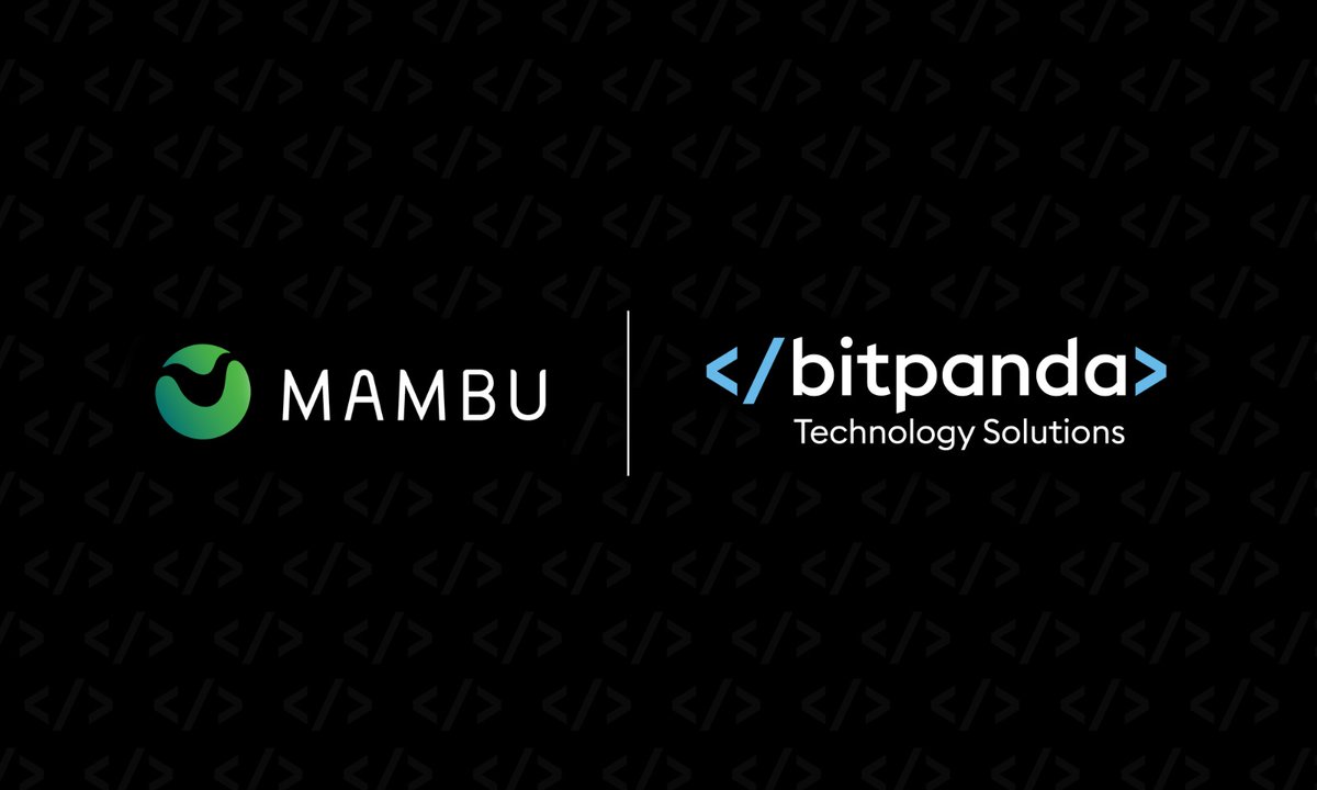 Great news for the banking industry. :)
<a href="/Bitpanda/">Bitpanda</a> Technology Solutions &amp; <a href="/Mambu_com/">Mambu</a> are joining forces. Together we will offer the most current investment options to banks and fintechs for any asset classes.
blog.bitpanda.com/en/bitpanda-te…