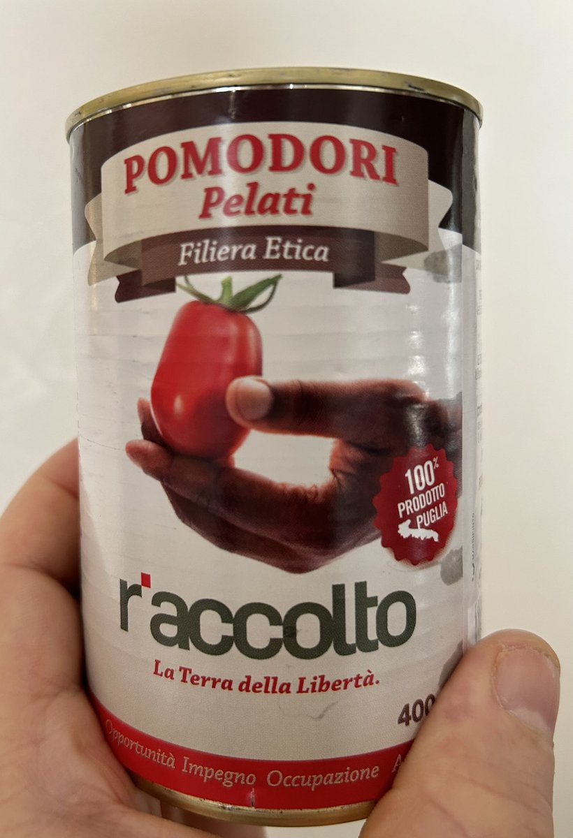 MichelangeloCat's tweet photo. Sarà che sono stati prodotti senza sfruttare nessuno, ma sono davvero più buoni…ve li consiglio 😋 #FilieraEtica #madeinpuglia https://t.co/VFZQgFv0Hi