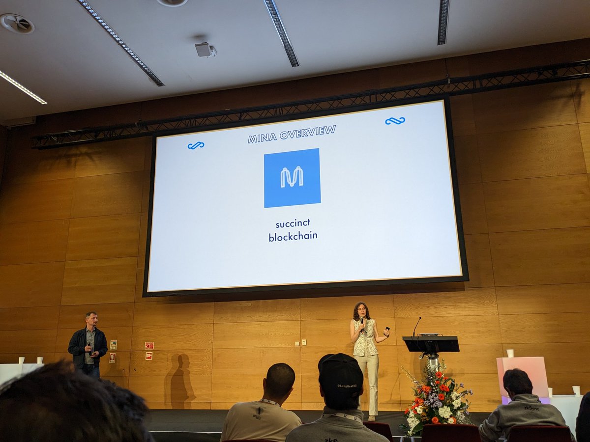 minacryptocom's tweet image. Live now #zkSummit  @o1_labs talking #snarkyJS and @MinaProtocol @zeroknowledgefm