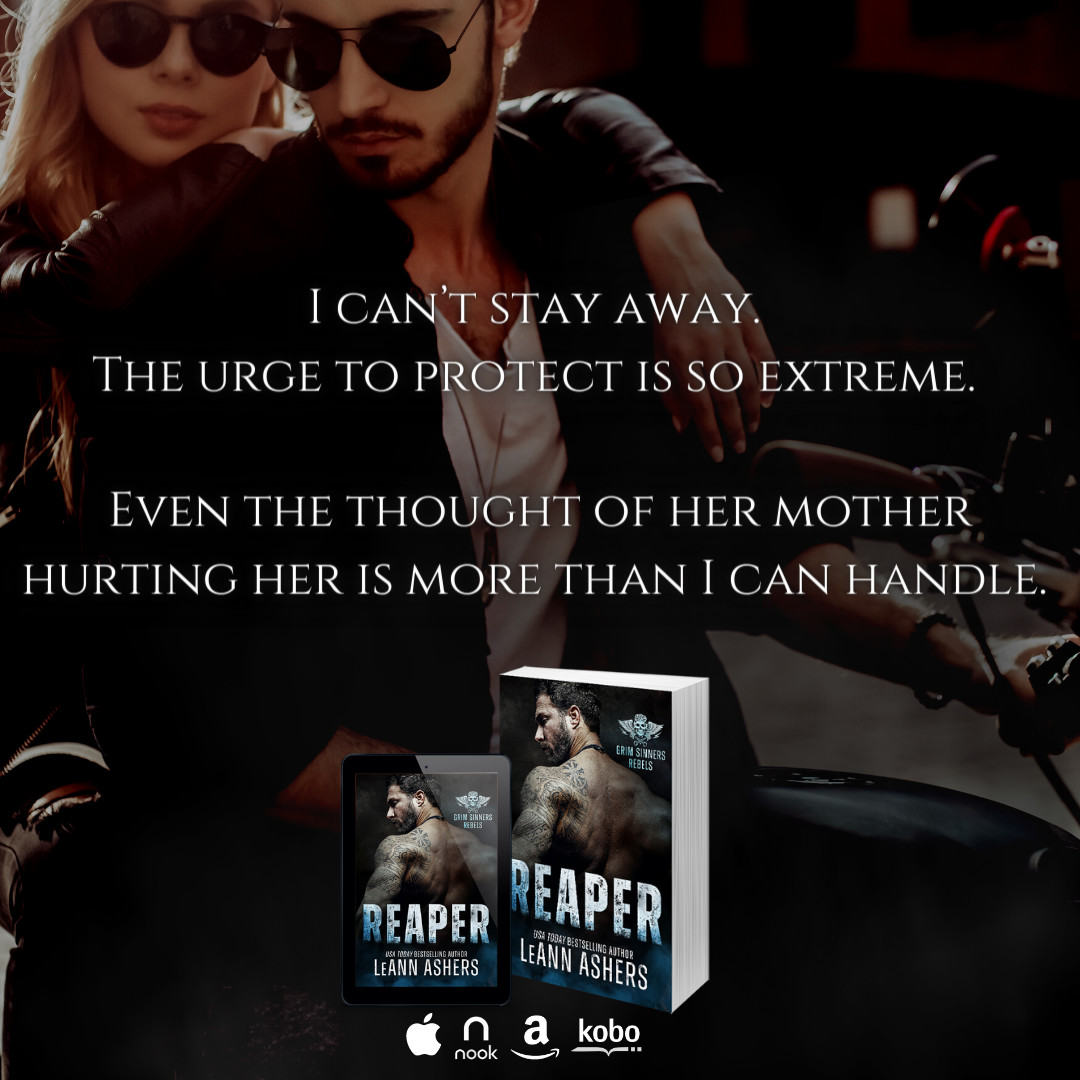 𝐇𝐚𝐩𝐩𝐲 𝐓𝐞𝐚𝐬𝐞𝐫 𝐓𝐮𝐞𝐬𝐝𝐚𝐲!
Reaper is set to release April 18!
Amazon ➜ amzn.to/3YIiqXD
Apple ➜ apple.co/3kVHNqW
Nook ➜ bit.ly/3F48wbs
Kobo ➜ bit.ly/3L3KOjJ

#MCRomance <a href="/HEAPRMore/">HEA PR</a>