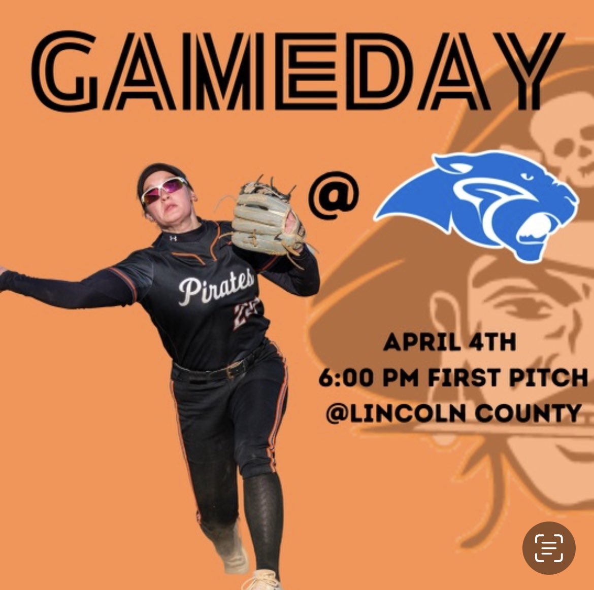Burg_fastpitch's tweet photo. It’s a great day for a game! 🥎☠️ https://t.co/sonu3A6kUa
