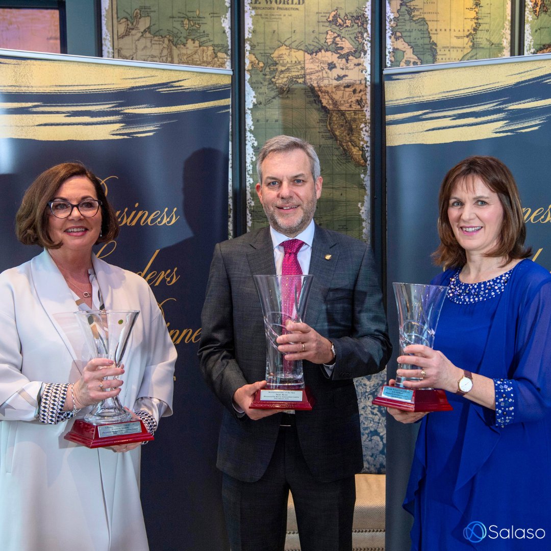 #Proud to announce Aoife @Salaso_ has been awarded Emerging Entrepreneur of the Year 23. Congrats to @Sean_Ryan_Aspen Business Leader of the Year & Patricia Quane, Lifetime Contribution. #entreprenurship #businessleadership #teamsalaso #innovation #digitalhealth #digitaltherapy